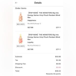 Big into Energy Pop Mart blind box